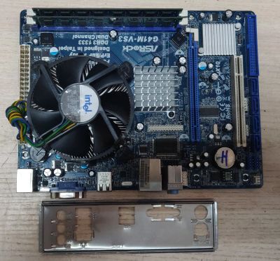 Лот: 20539960. Фото: 1. Комплект 4ядра/Q6600/4GbDDR3/G41M-VS3... Комплекты запчастей