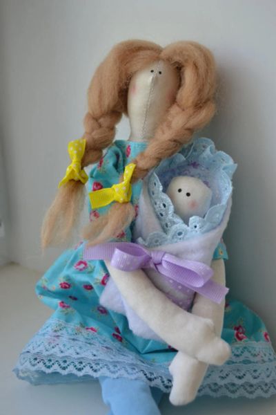 Лот: 9871372. Фото: 1. Тильда мама 2. Авторские куклы, игрушки, поделки