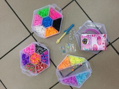 Лот: 5756252. Фото: 1. Резиночки loom bands набор для... Для рукоделия