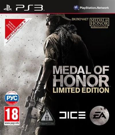 Лот: 10643864. Фото: 1. Medal_of_Honor PS3. Игры для консолей
