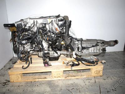 Лот: 5721750. Фото: 1. Двигатель 1JZ-GE VVTI + АКПП... Двигатель и элементы двигателя