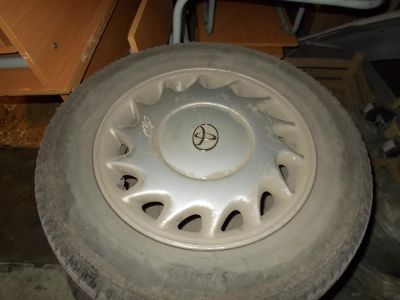Лот: 4212168. Фото: 1. Литые диски Toyota R15 с резиной... Шины на дисках