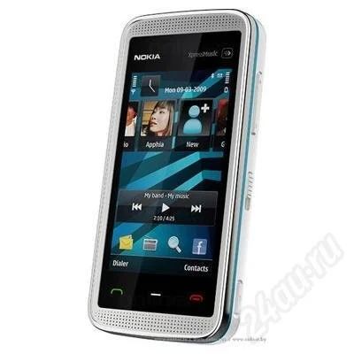 Лот: 262959. Фото: 1. Nokia 5530 XpressMusic White Blue... Смартфоны