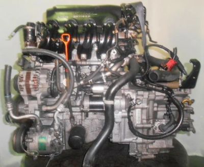 Лот: 3055516. Фото: 1. ДВС+КПП, Honda L15A. Двигатель и элементы двигателя