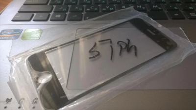 Лот: 5345229. Фото: 1. Защитное стекло iPhone 5/5S (Черное... Дисплеи, дисплейные модули, тачскрины