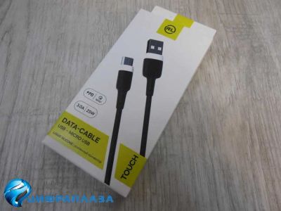 Лот: 20278707. Фото: 1. Кабель Micro USB Red Line Touch... Дата-кабели, переходники
