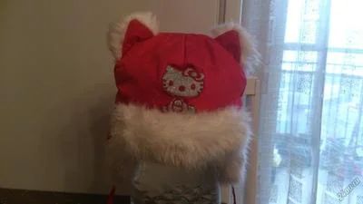 Лот: 4617428. Фото: 1. Миленькая шапка девочке Kitty... Верхняя одежда