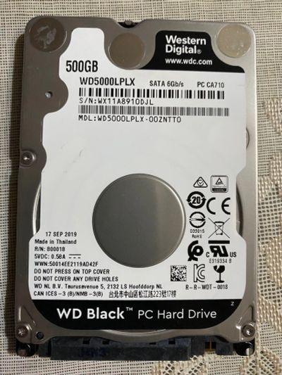 Лот: 19680495. Фото: 1. Внутренний жесткий диск HDD (500... Жёсткие диски