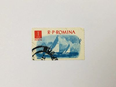 Лот: 23963655. Фото: 1. Водный спорт. Яхта класса Звёздный... Марки