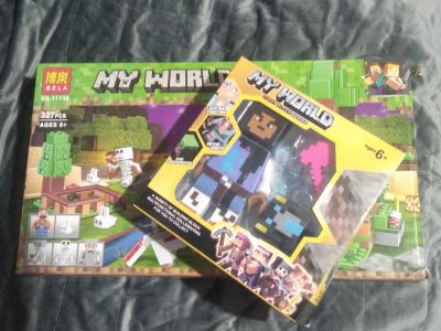 Лот: 25800352. Фото: 1. Конструктор minecraft. Конструкторы