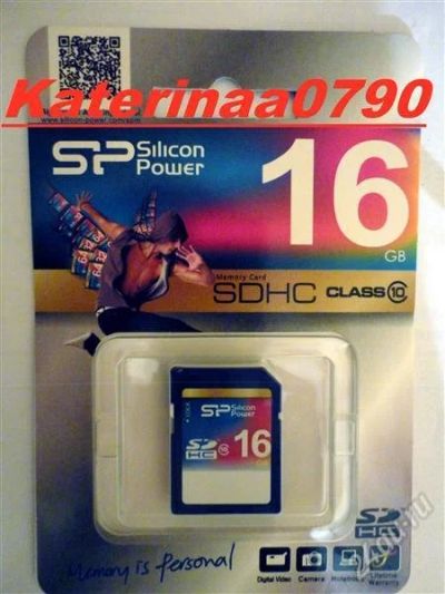 Лот: 1756317. Фото: 1. Карта памяти SD 16Gb (10 класс... Карты памяти