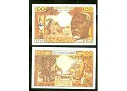 Лот: 18354991. Фото: 1. Габон 100 франков 1963 ПРЕСС,копия. Африка