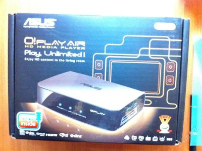Лот: 2163842. Фото: 1. HD медиаплеер Asus O!Play Air... DVD, Blu-Ray плееры