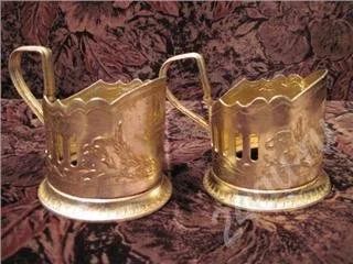Лот: 193612. Фото: 1. Подстаканники 2шт. Другое (коллекционирование, моделизм)
