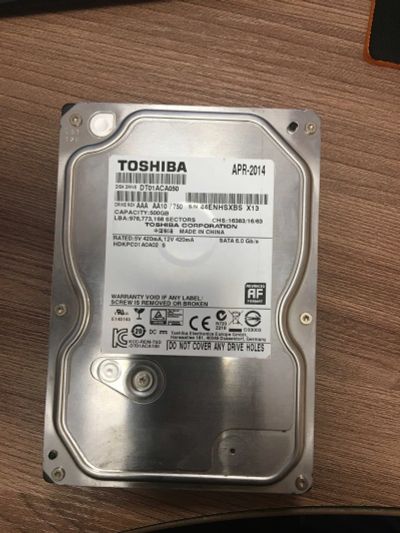 Лот: 18082211. Фото: 1. Жесткий диск HDD Toshiba. Жёсткие диски (HDD)