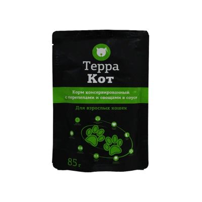 Лот: 10399564. Фото: 1. Корм Терра Кот Для Взрослых Кошек... Корма