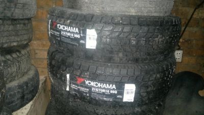 Лот: 6112373. Фото: 1. Зимние шины Yokohama Geolandar... Шины