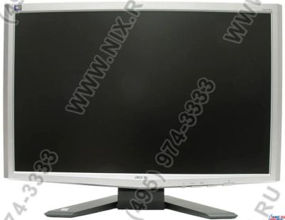 Лот: 8522515. Фото: 1. Acer X243Wsd Silver. ЖК-мониторы