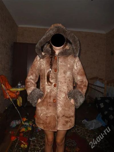 Лот: 2175448. Фото: 1. Дубленка иск. мех 42 р. Верхняя одежда