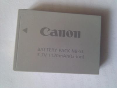 Лот: 9893705. Фото: 1. Аккумулятор NB-5L 1120 mAh (Li-ion... Аккумуляторы, зарядные