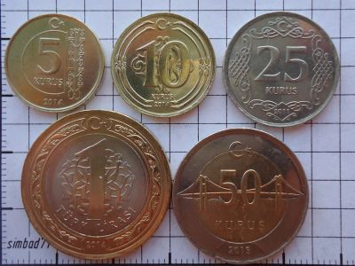 Лот: 4358776. Фото: 1. Набор монет Турции 2011-2014гг. Ближний восток