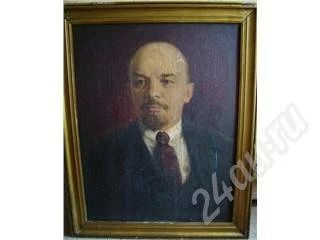 Лот: 450184. Фото: 1. Портрет Владимира Ильича Ленина. Картины, гравюры