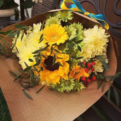 Лот: 7270152. Фото: 1. Сборный букет. Цветы на Щорса... Свежие цветы
