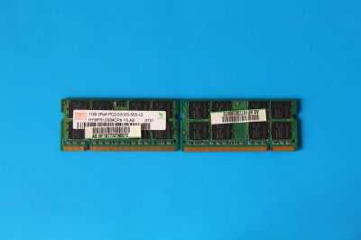 Лот: 25768283. Фото: 1. Пара планок SoDIMM Hynix 1Gb DDR2... Оперативная память