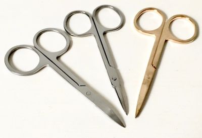 Лот: 13330171. Фото: 1. Ножницы маникюрные набор 3 штуки... Инструменты, аксессуары