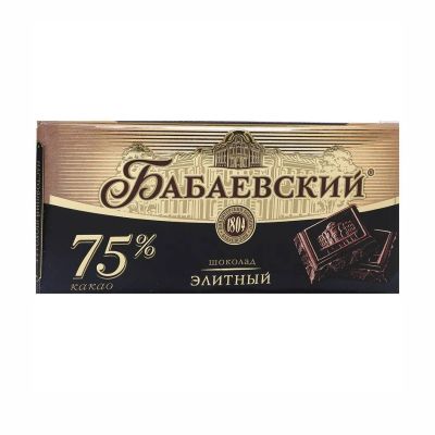 Лот: 19822372. Фото: 1. Тёмный шоколад "Бабаевский". Шоколад, конфеты