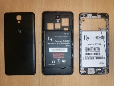 Лот: 11299283. Фото: 1. Нижняя плата \ радиоблок Fly FS504. Микросхемы и платы