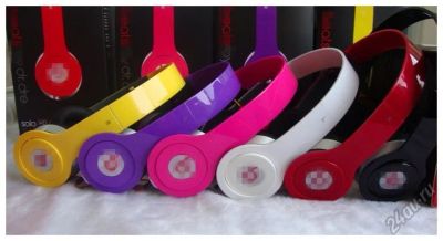 Лот: 6253632. Фото: 1. Наушники Beats audio розовые. Наушники, гарнитуры