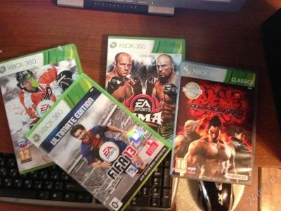 Лот: 2661609. Фото: 1. X Box 360 4gb 2джостика 4 игры. Игровые приставки, консоли