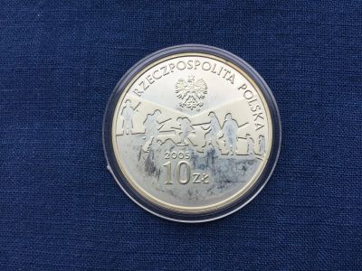 Лот: 24847555. Фото: 1. Польша 2005 год 10 злотых. 60... Европа