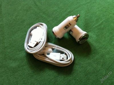 Лот: 1090046. Фото: 1. Автомобильная зарядное для Apple... Зарядные устройства, блоки питания, адаптеры сетевые для смартфонов