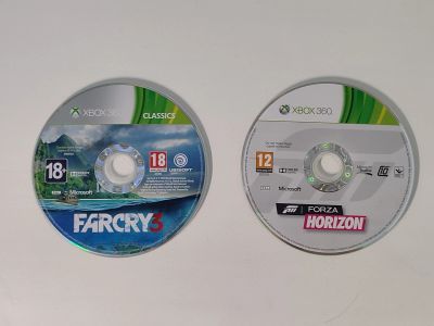 Лот: 21351288. Фото: 1. Диски для Xbox 360 FarGry Forza. Игры для консолей