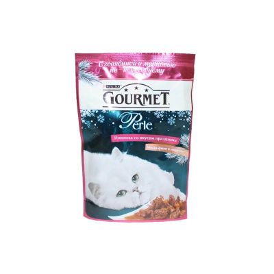 Лот: 10399043. Фото: 1. Корм Gourmet Perle Для Кошек Мини-филе... Корма