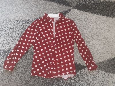 Лот: 19976784. Фото: 1. Рубашка сердечки М. Блузы, рубашки, водолазки