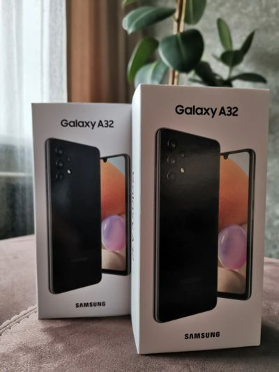 Лот: 17593085. Фото: 1. Samsung A32 Black 4/128 (Новый... Смартфоны