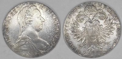 Лот: 18626721. Фото: 1. 1 талер 1780 год. Австрия Мария... Германия и Австрия