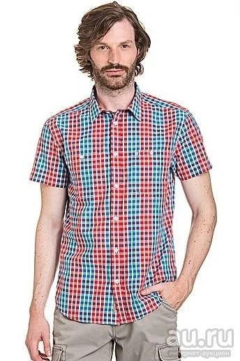 Лот: 9915911. Фото: 1. Мужская рубашка от Wrangler в... Рубашки, водолазки