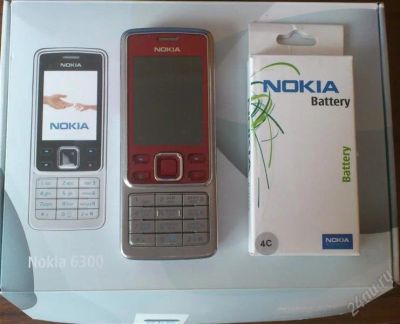 Лот: 1700399. Фото: 1. Nokia 6300 (красный). Кнопочные мобильные телефоны