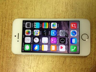 Лот: 5915353. Фото: 1. Apple iPhone 5S 16Gb LTE Gold. Смартфоны