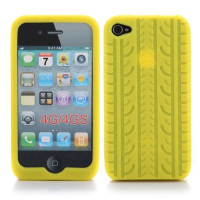 Лот: 3569279. Фото: 1. чехол протектор iPhone 4/4S желтый. Чехлы, бамперы