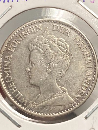 Лот: 19835961. Фото: 1. Нидерланды 1 гульден, 1914. Европа