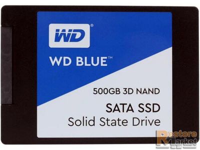 Лот: 18318666. Фото: 1. SSD накопитель 500 Гб WD Blue... SSD-накопители