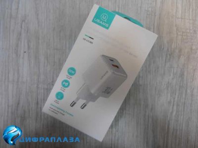 Лот: 20679405. Фото: 1. Сетевое ЗУ USAMS CC189 (PD30W... Дата-кабели, переходники