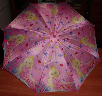 Лот: 11481364. Фото: 1. Зонт детский розовый Barbie диаметр... Другое (одежда и аксессуары)