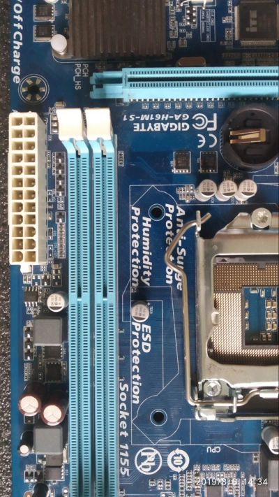 Лот: 14325856. Фото: 1. Материнская плата lga1155 gigabyte... Материнские платы