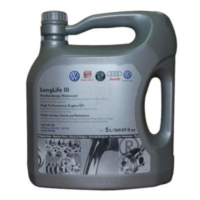 Лот: 7639223. Фото: 1. VW LongLife III SAE 5w30 5л... Масла, жидкости